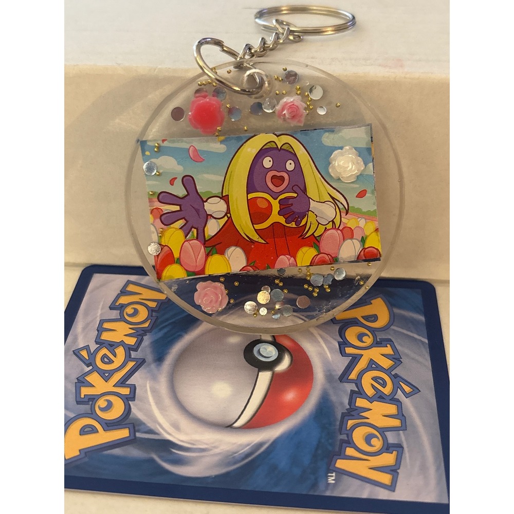 Jynx handmade resin keychain